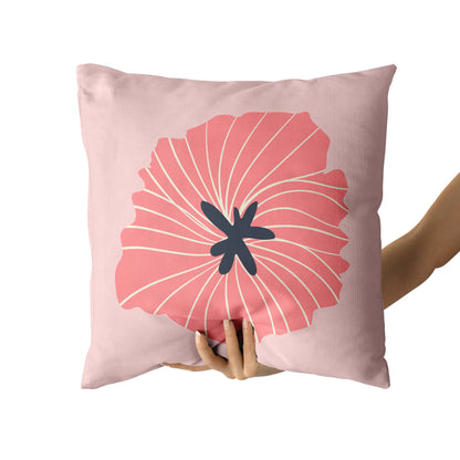 Pillow with Pink Flower
