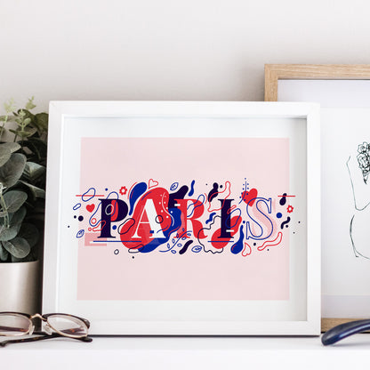 Contemporary Paris Horizontal Print