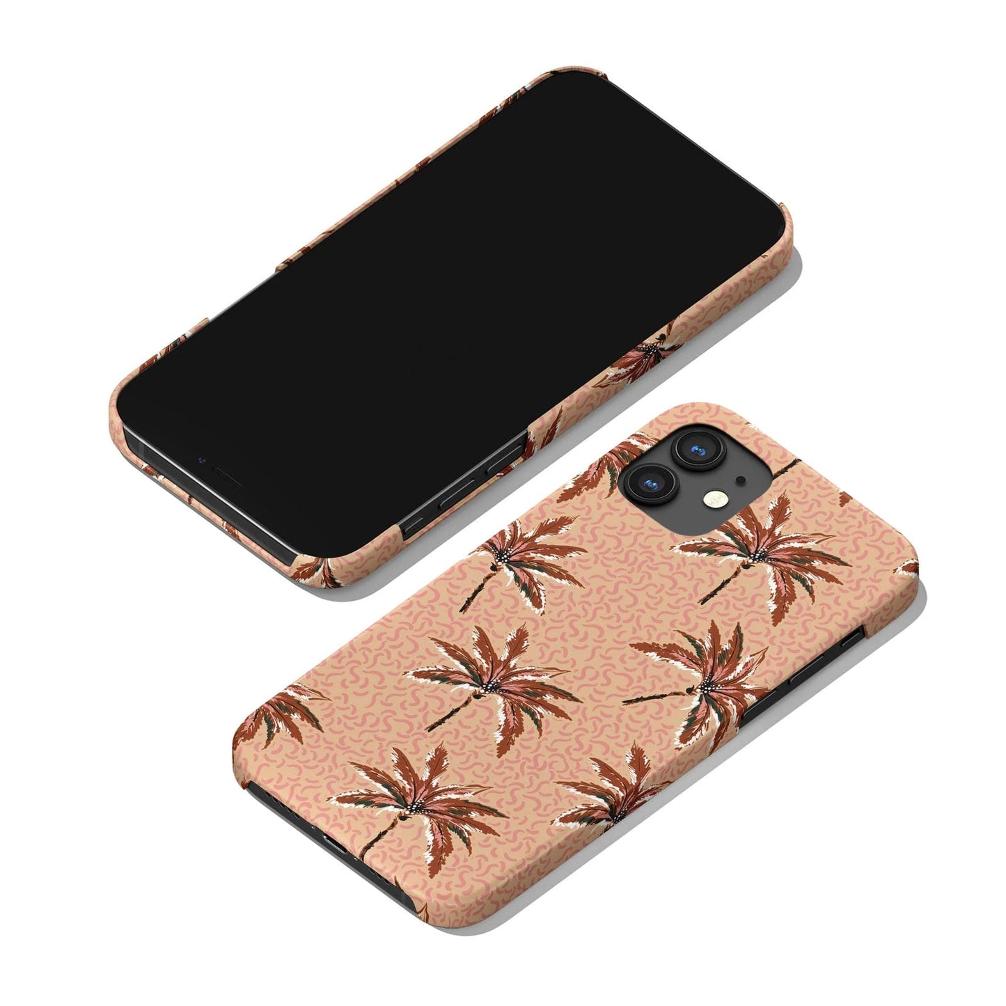 Beige Palms Tree Nature iPhone Case