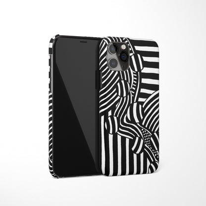 Black and White iPhone Case