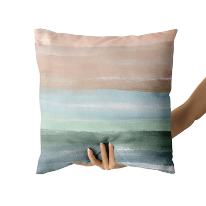 Cloud Reflection Abstract Throw Pillow