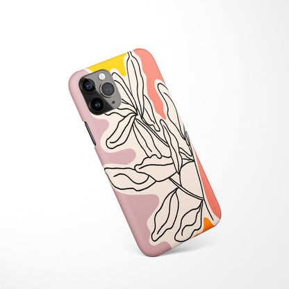 Floral Drawing iPhone Case 2