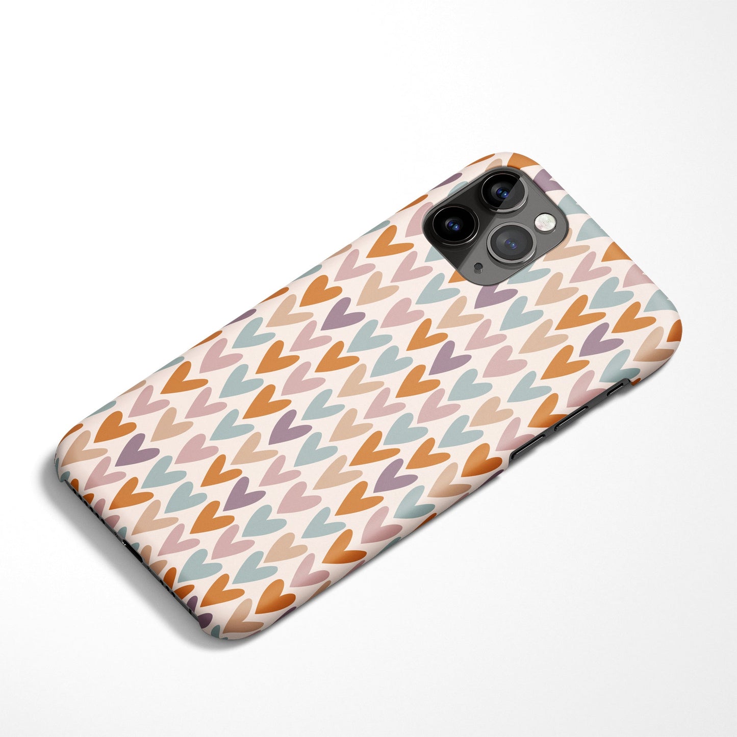 Cute iPhone Case with small hearts pattern