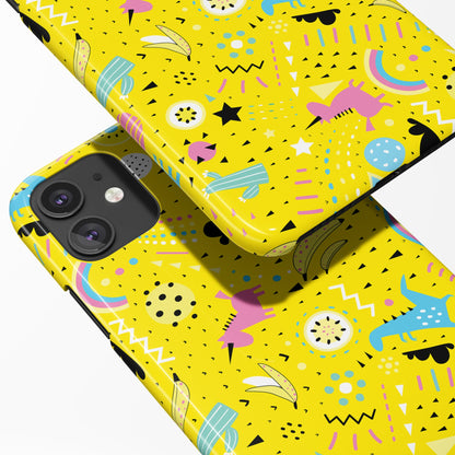 Yellow Cartoon Funny iPhone Case