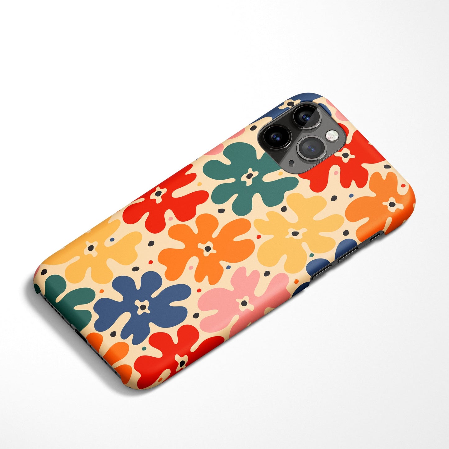 Retro Flowers iPhone Case