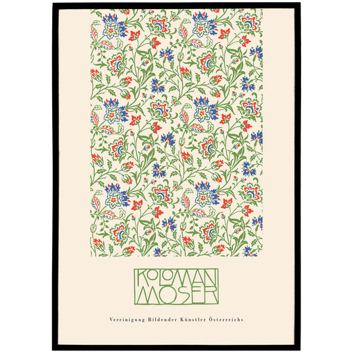 Moser Floral Poster