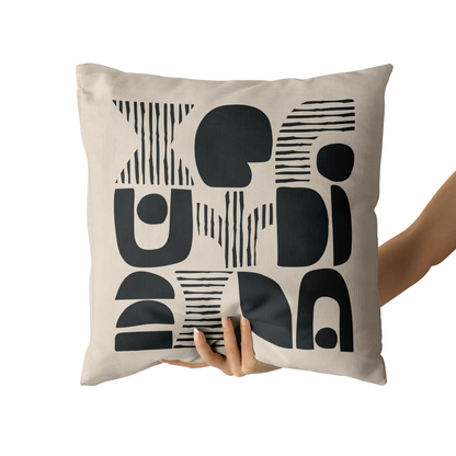 Bauhaus Modern Art Throw Pillow