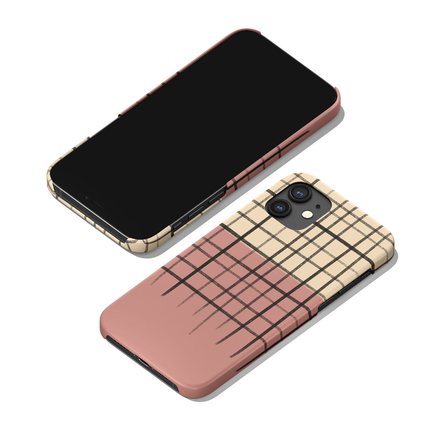 Desert Pink Abstract Feminine iPhone Case