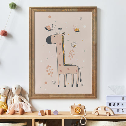 Cute Giraffe Poster