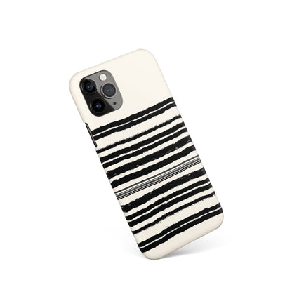 Black Stripes iPhone Case