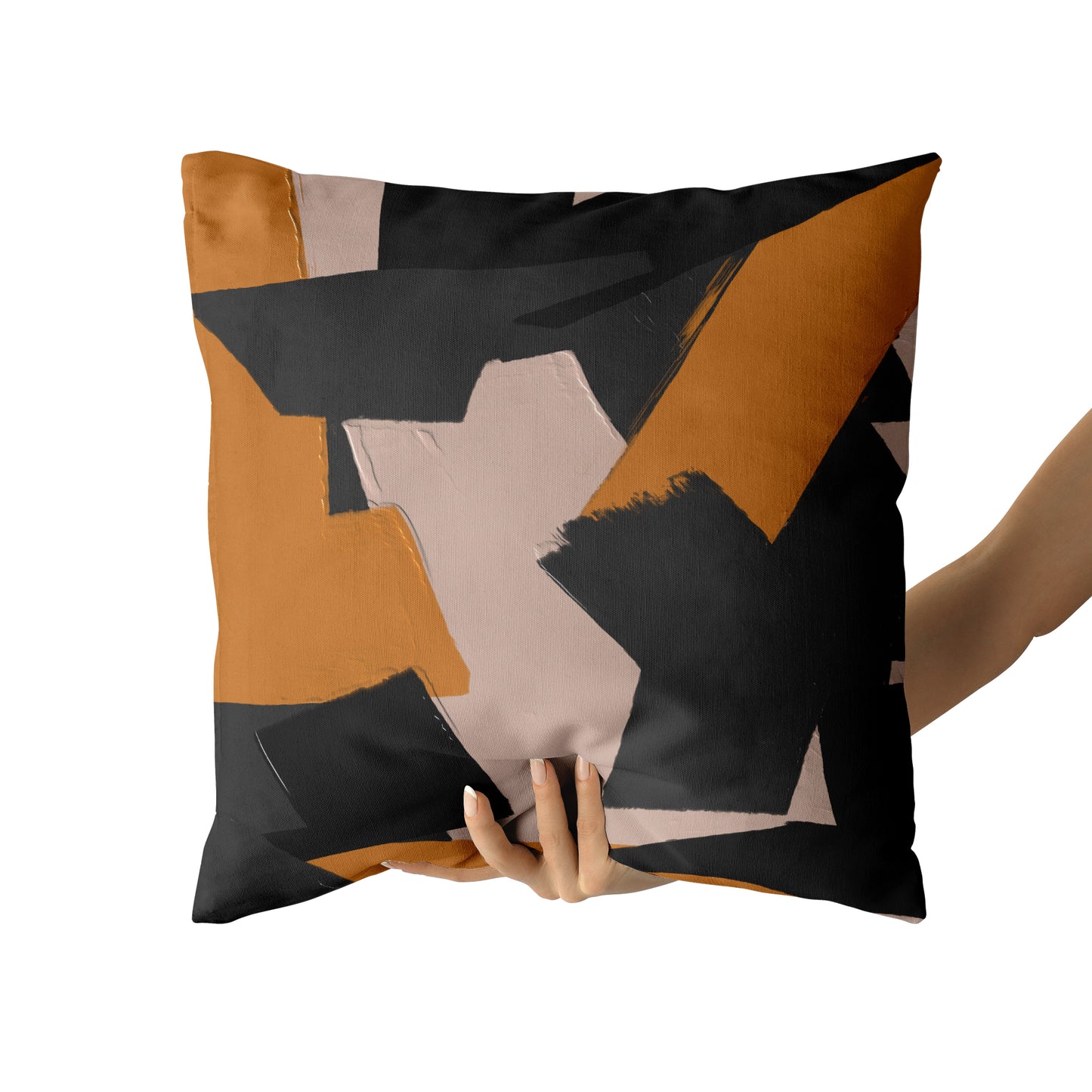 Geometric Abstract Artistic Throw Pillow