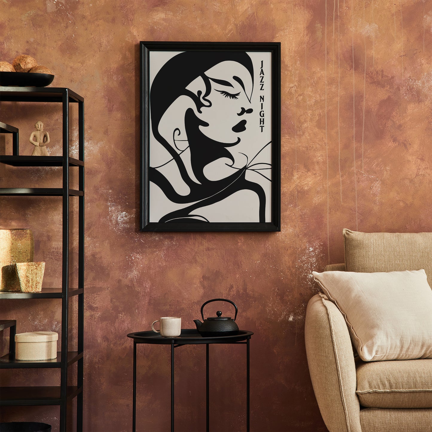 Jazz Night Woman Poster