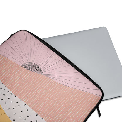 Abstract Landscape Pastel MacBook Sleeve