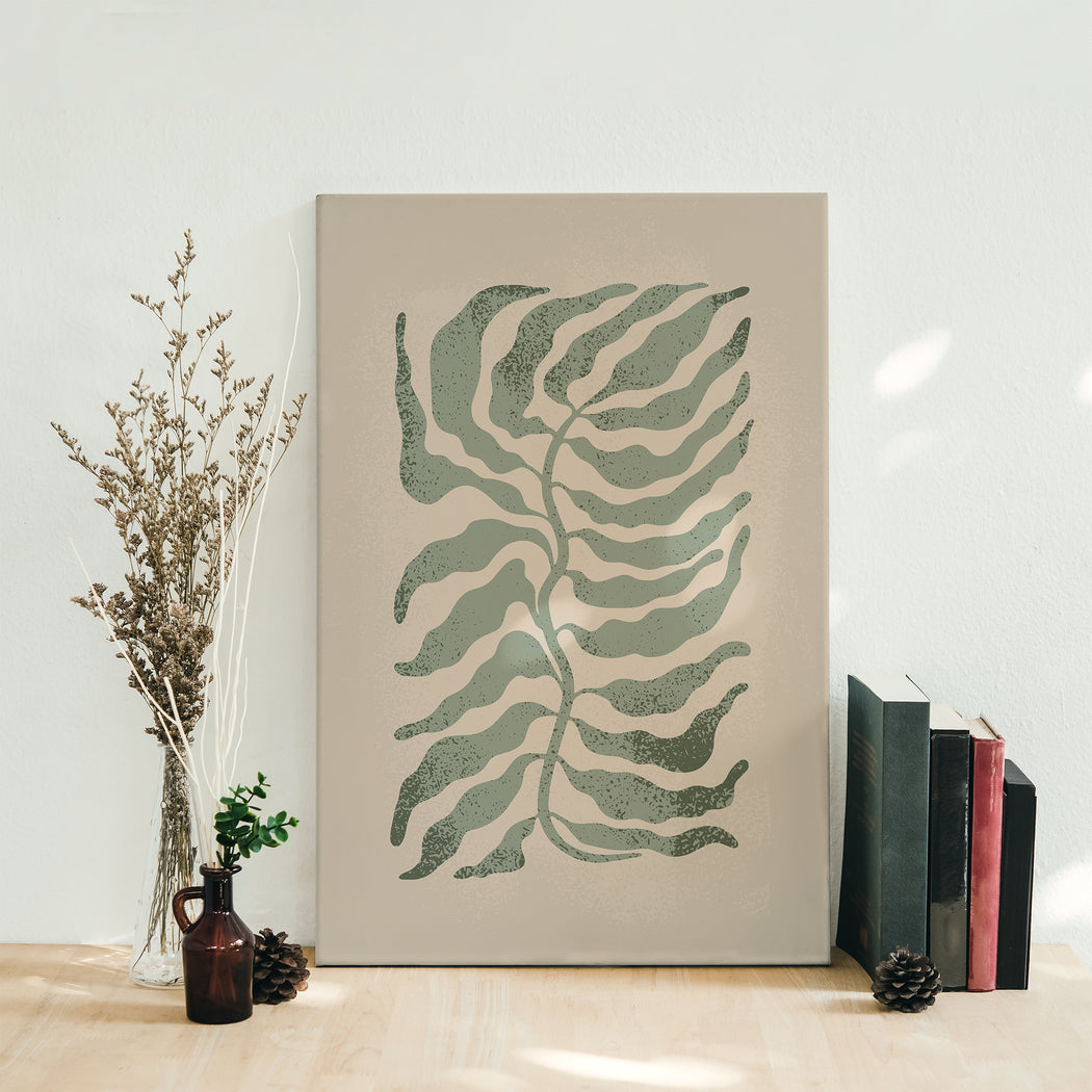 Green Leaf Canvas