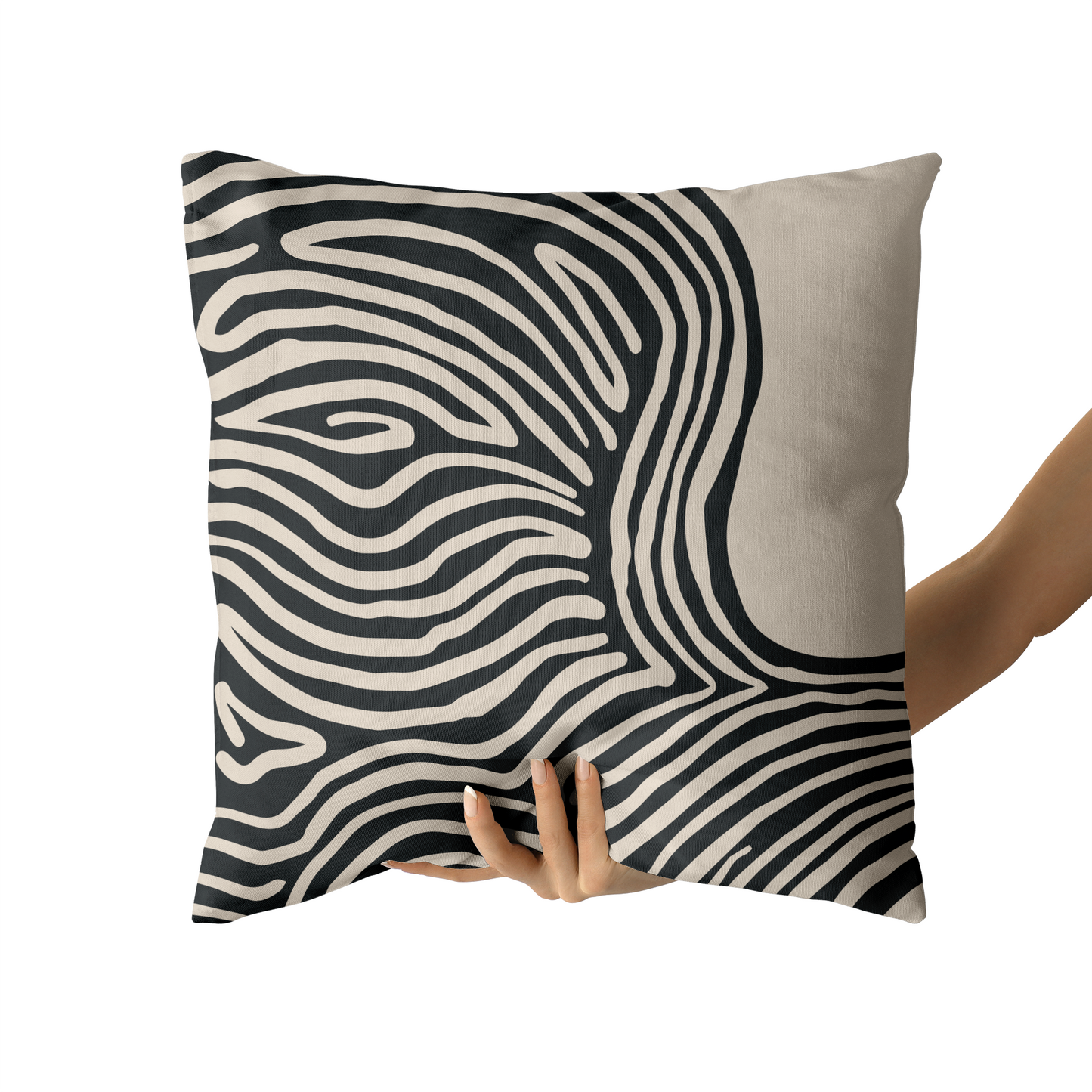 Danish Design Living Room Decor Throw Pillow