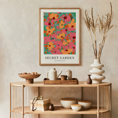 Secret Garden Artistic Painted Poster