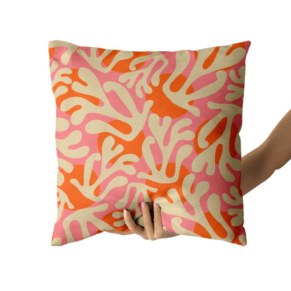 Retro Nature Throw Pillow