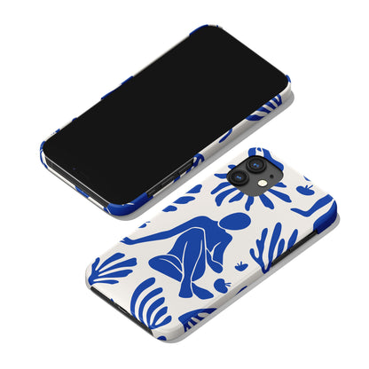 Blue Woman iPhone Case