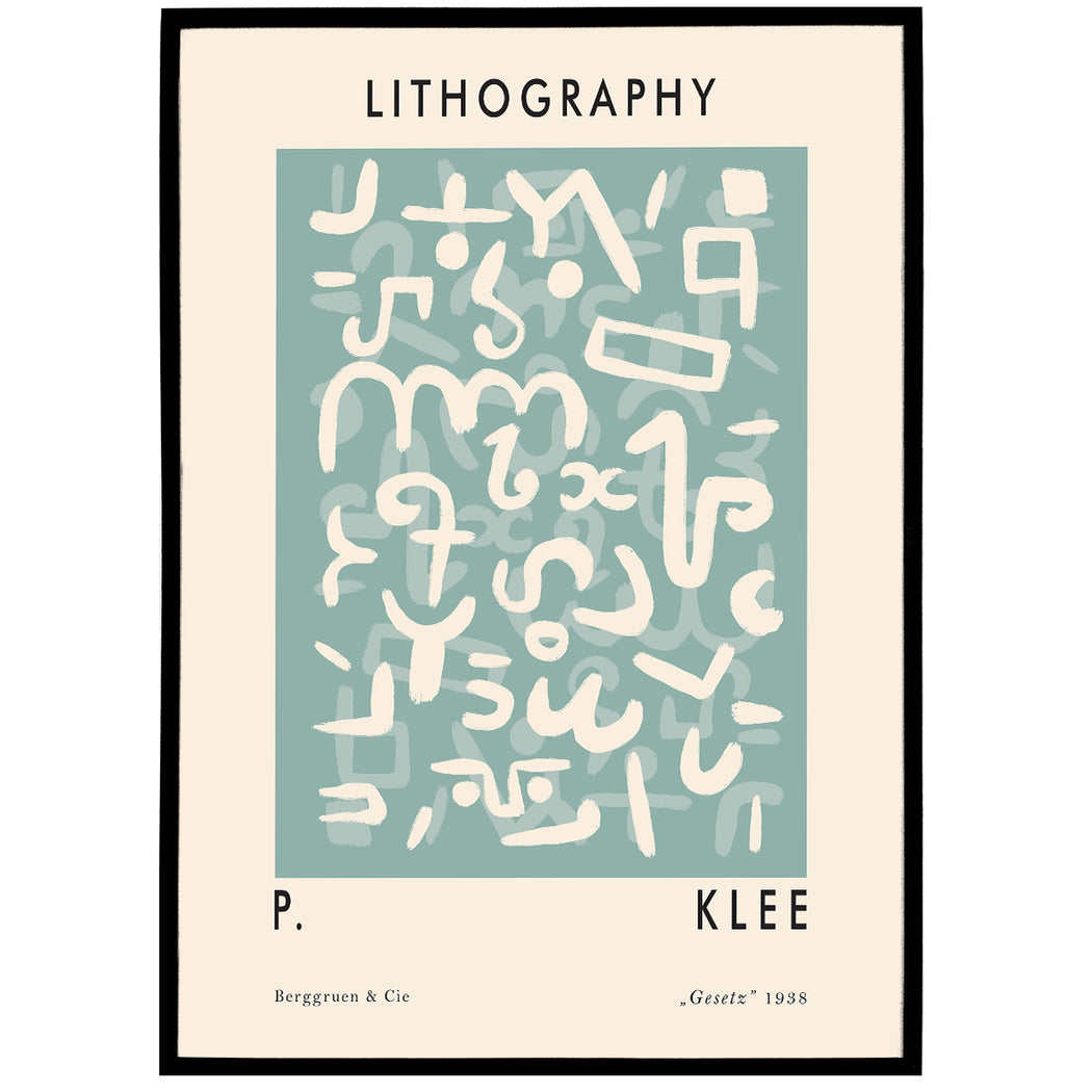 P. Klee Gesetz Print