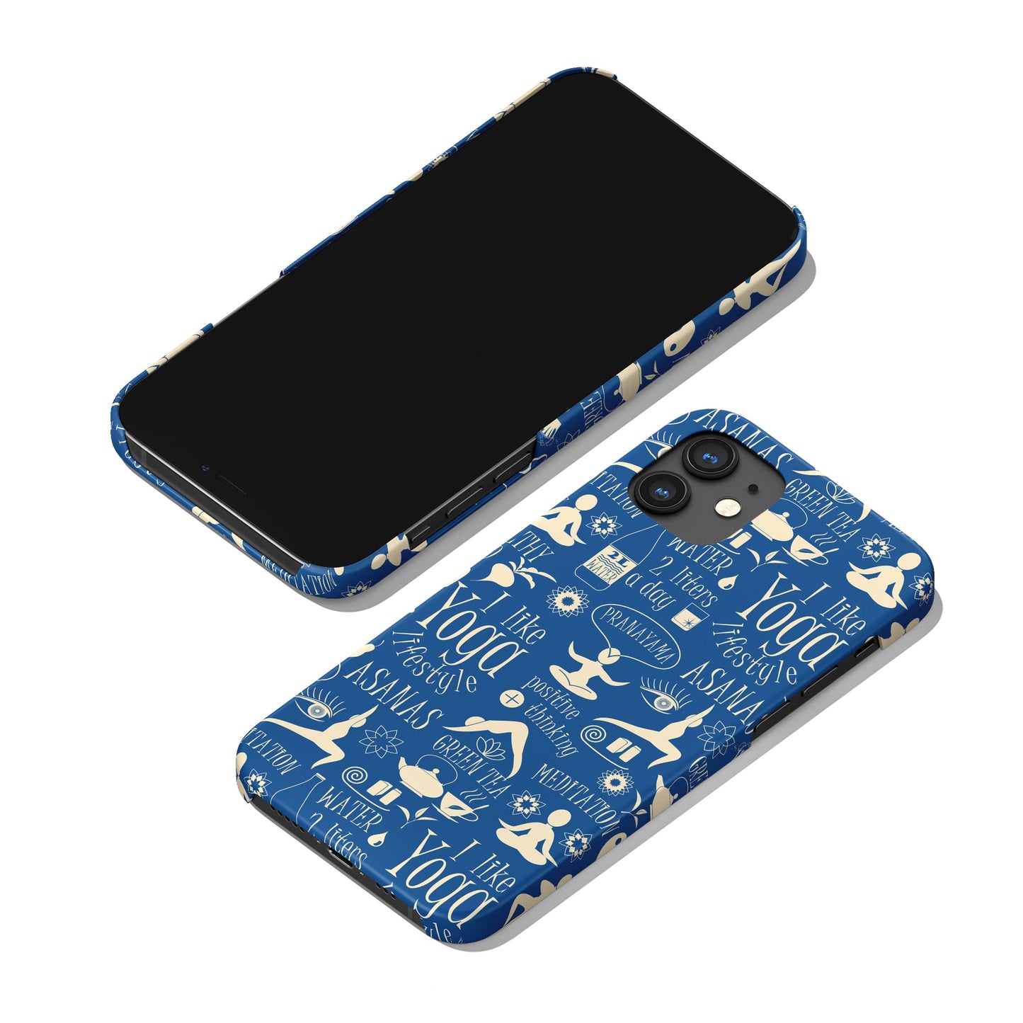 Yoga Zen Eco Life Pattern iPhone Case