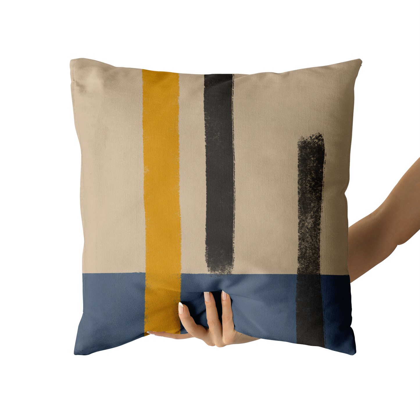 Modern Minimalist Geometric Throw Pillow