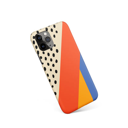 Mid Century Dots iPhone Case