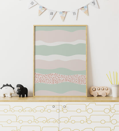 Pastel Abstract Poster