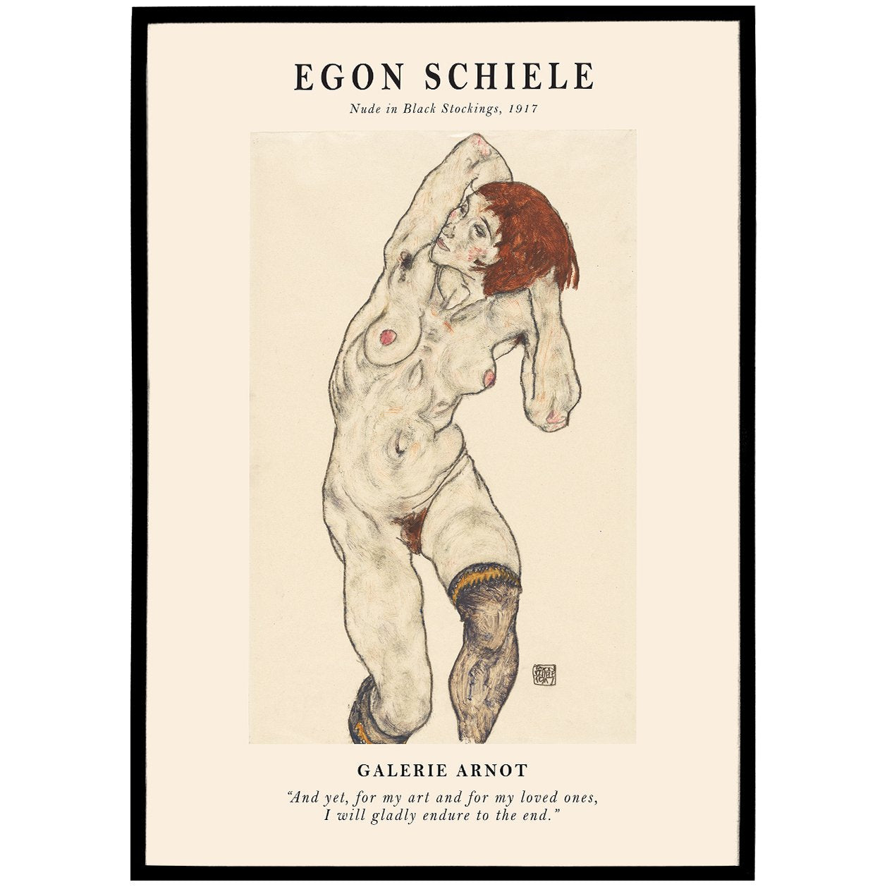 Egon Schiele Woman Poster