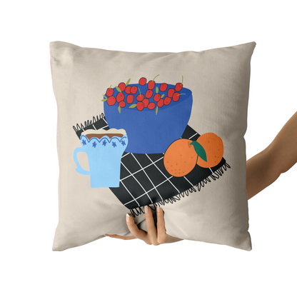 Terrace Decor Throw Pillow