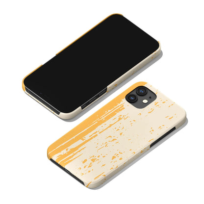 Yellow Mid Century Modern iPhone Case