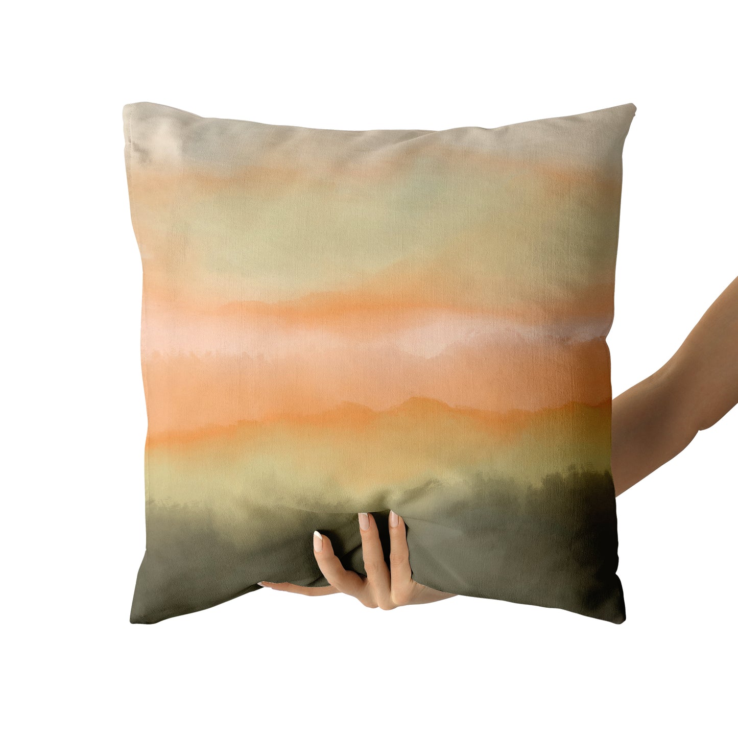 Break in the Weather Modern Art Throw Pillow