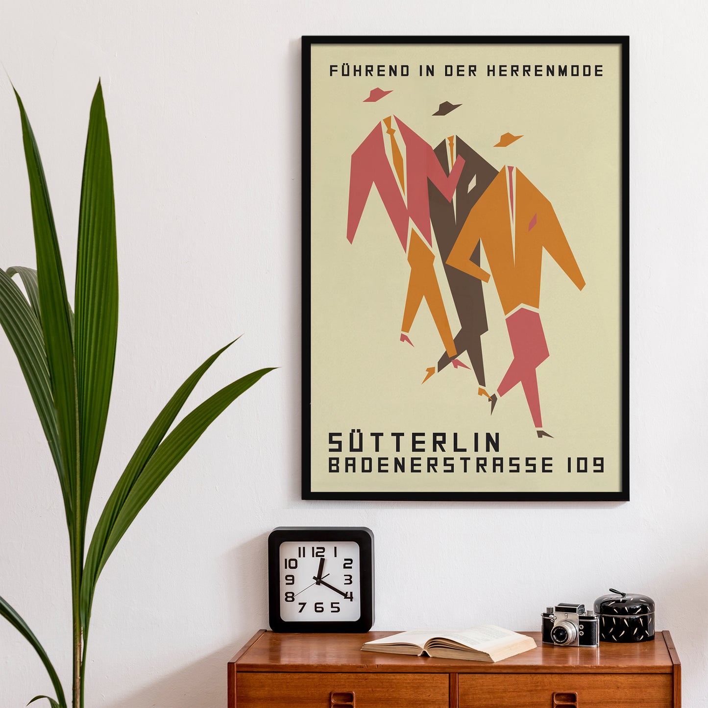 Fashion Poster in Bauhaus Style