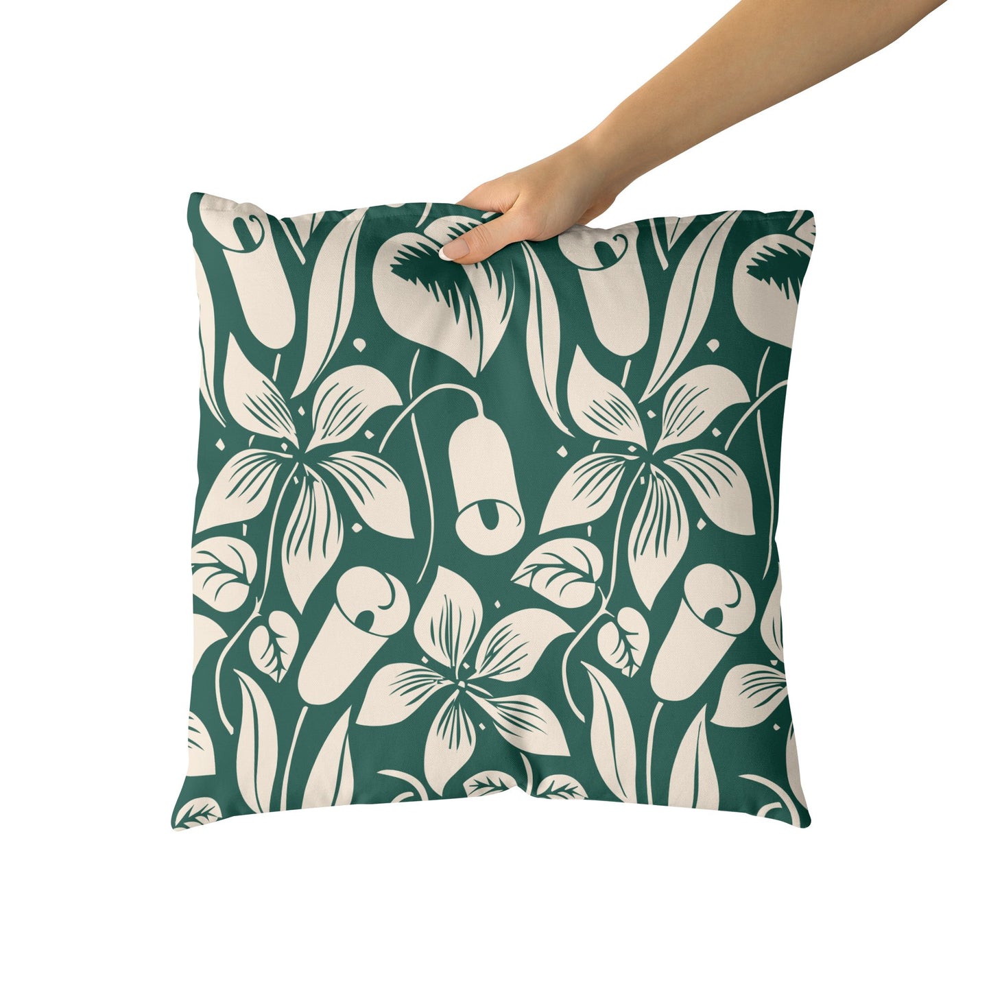 Pillow with Secession Flowers