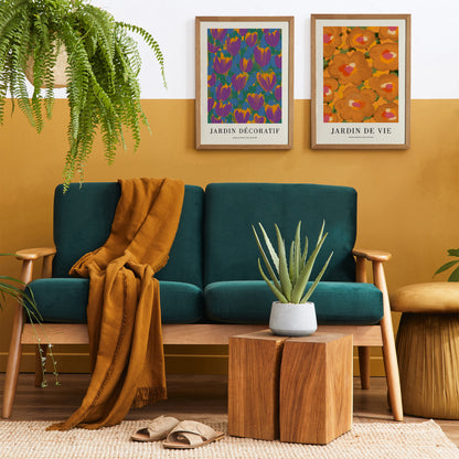 Jardin de Vie Artistic Painted Poster