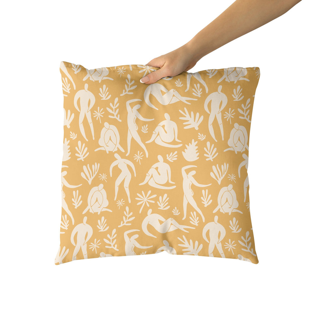 Yellow Picnic Pillow