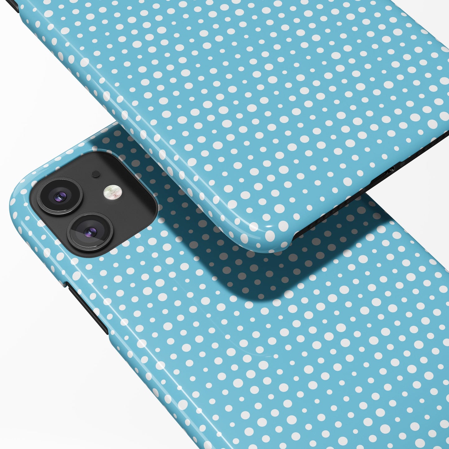 Blue Little Dots iPhone Case