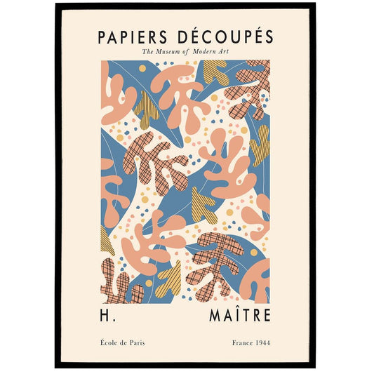 Floral Cutouts Art Print - HypeSheriff Europe