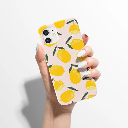 Lemon Fruit Vegetarian Pattern iPhone Case
