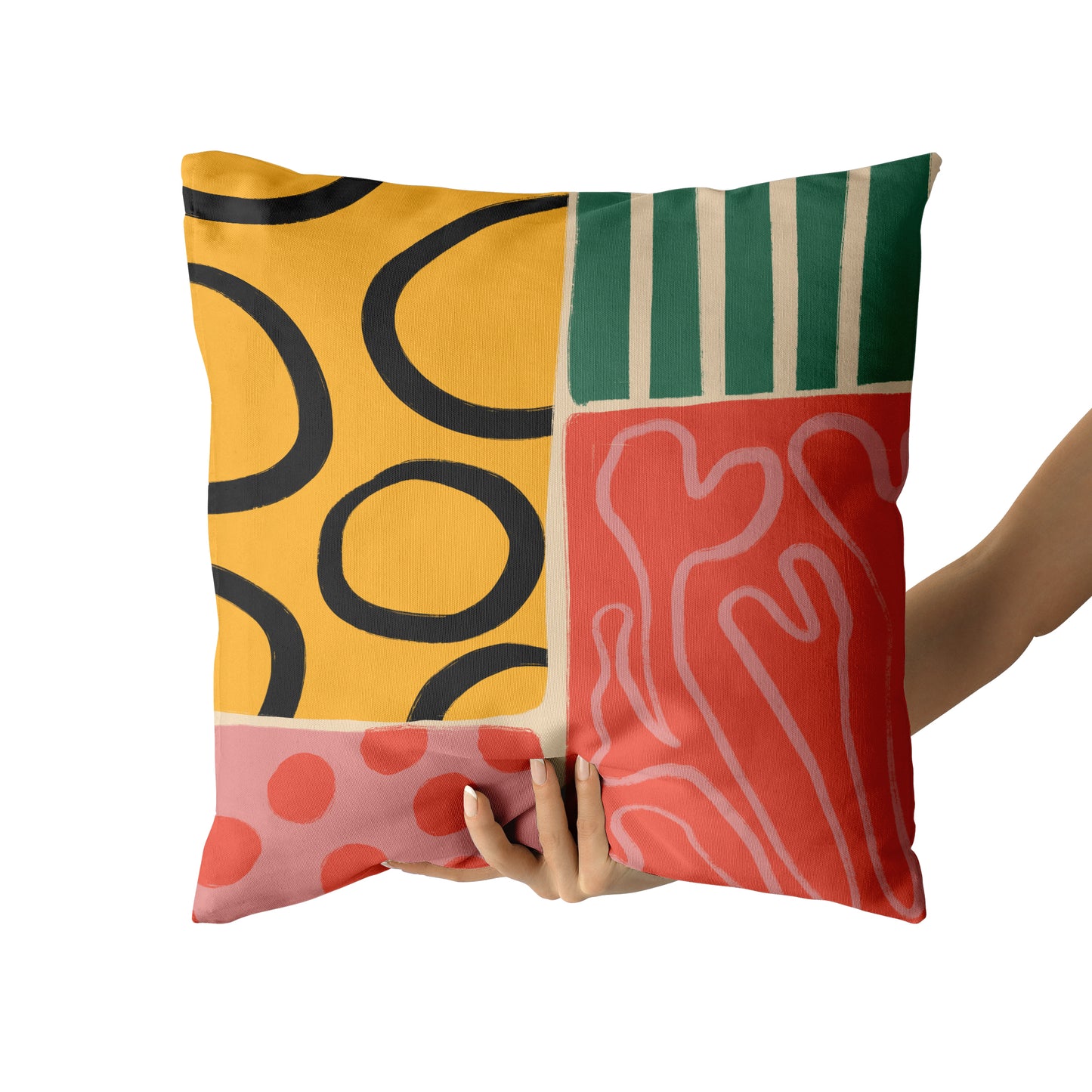 Aesthetic Alternative Composition Throw Pillow