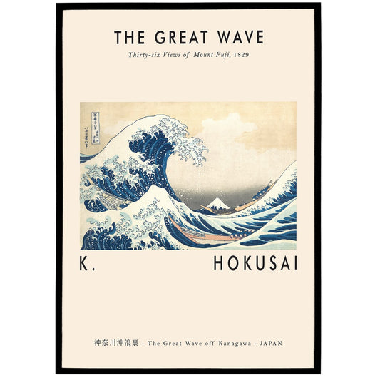 The Great Wave Poster