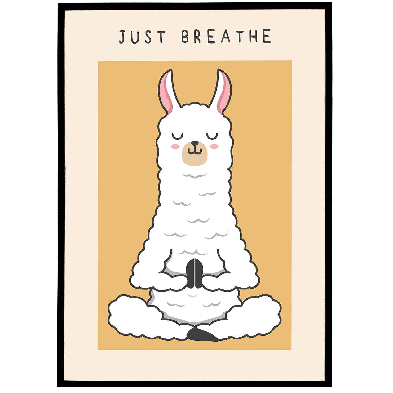 Alpaca Stress Relief Poster
