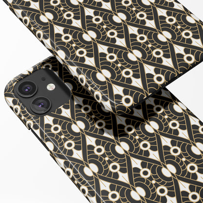 Black Art Deco Great Gatsby iPhone Case