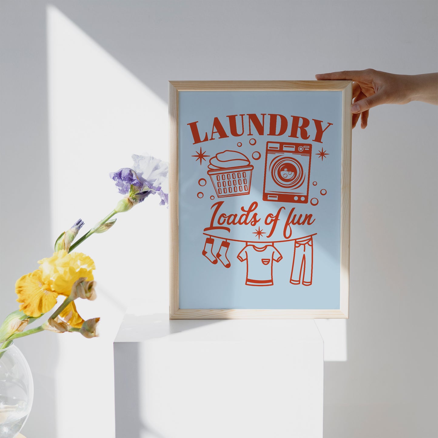 Laundry Signs for Home Decor Poster