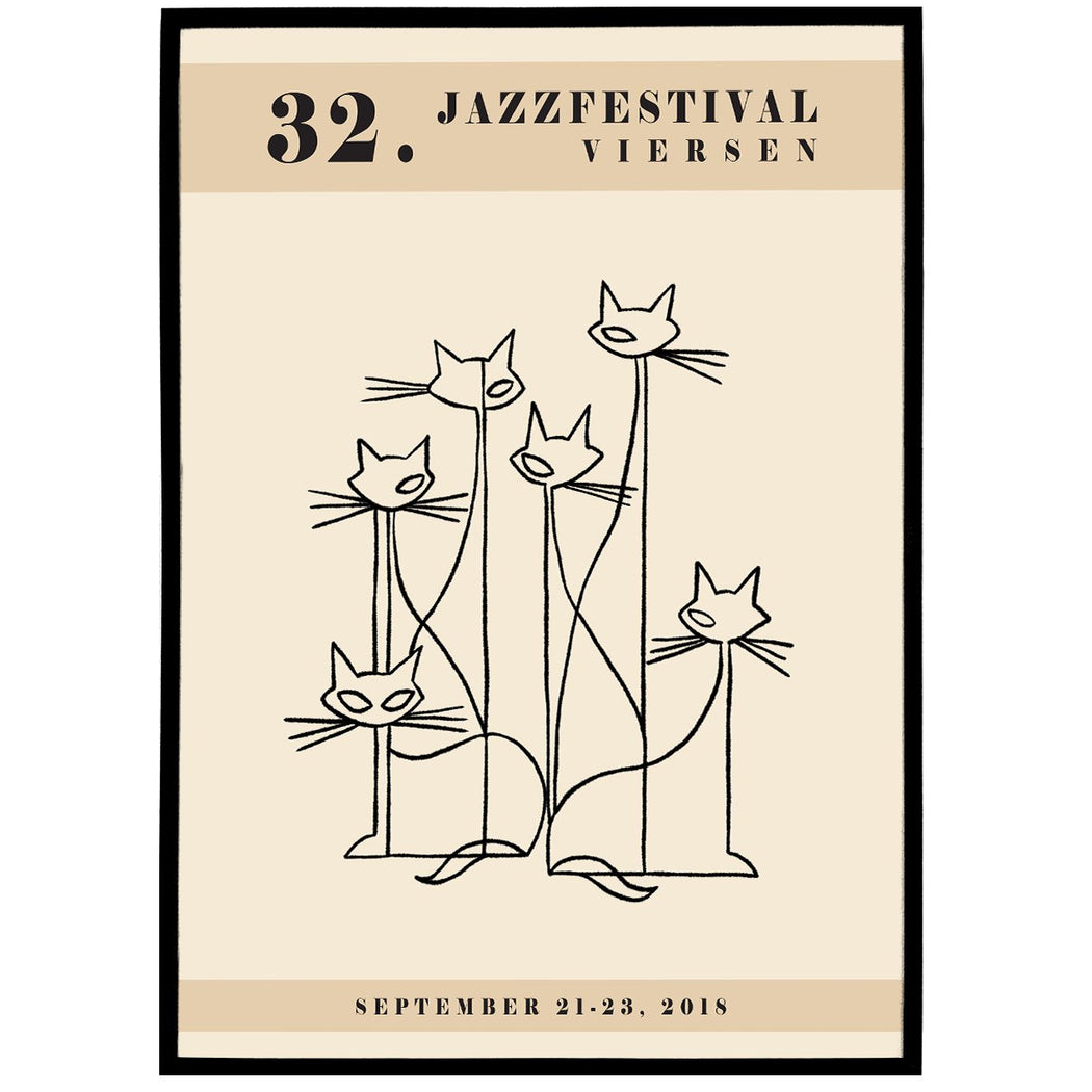 Viersen Jazz Festival Poster - Shop posters, Art prints, Laptop Sleeves, Phone case and more Online!