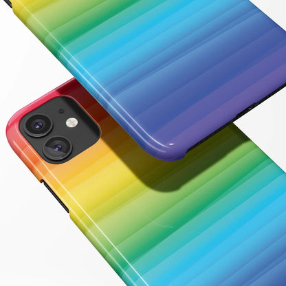 Colorful Rainbow Pattern iPhone Case