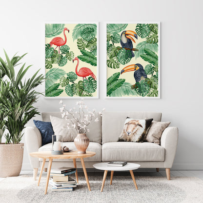 Set of 2 Wild Jungle Prints