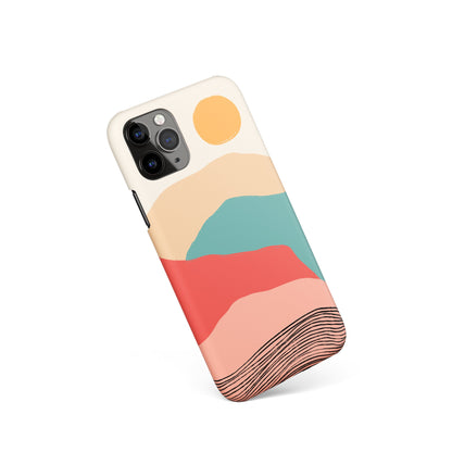 Mountains Illustration iPhone Case