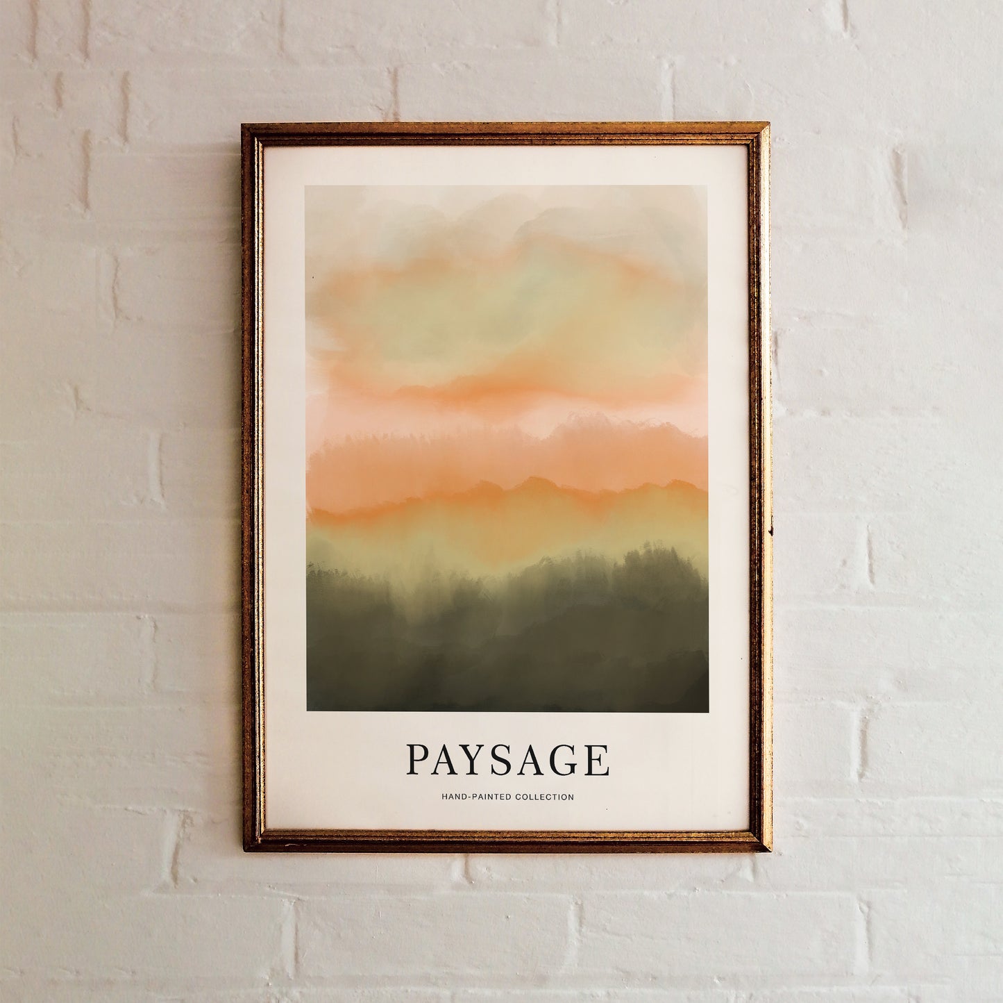 Paysage No1 Hand Painted Collection Poster