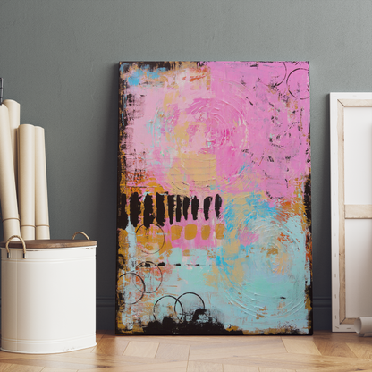 Modern Abstract Painting Canvas Print