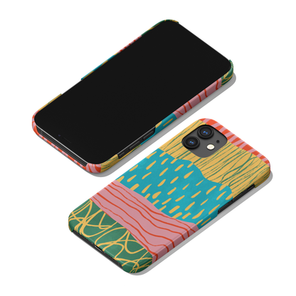 Colorful Modern Abstract Hype iPhone Case